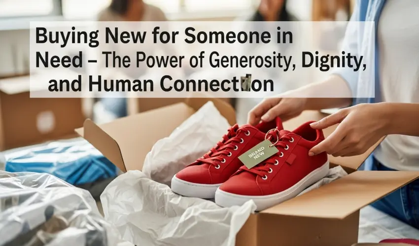 Buying New for Someone in Need: The Power of Generosity, Dignity, and Human Connection