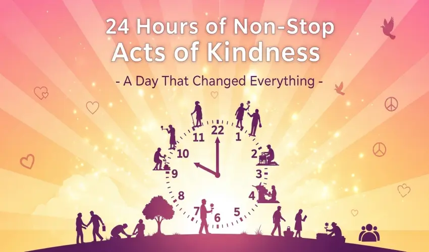 24 Hours of Non-Stop Acts of Kindness – A Day That Changed Everything