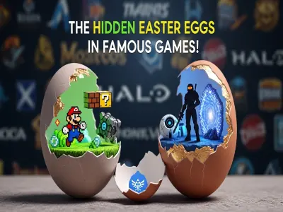 The Hidden Easter Eggs in Famous Games!